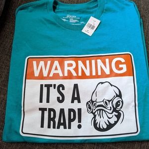 NWT - Star Wars T Shirt "It's a Trap"!